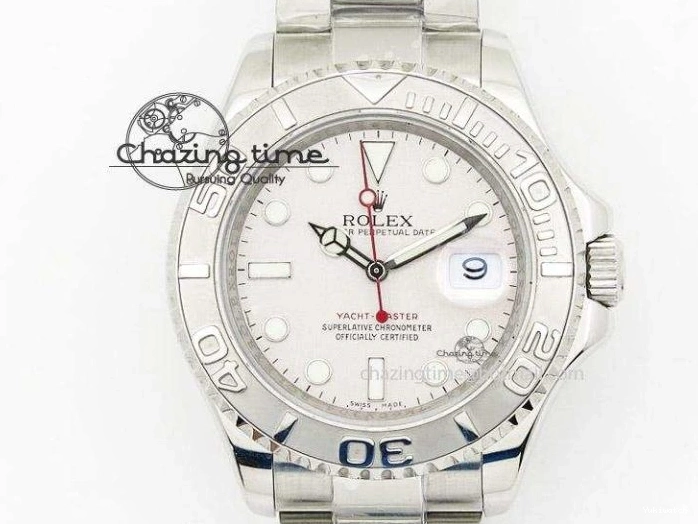 RG Blue Ceramic 116681 Version On RG JF SS Edition Dial SS Best New II Bracelet A7750 YachtMaster 1:1 0112